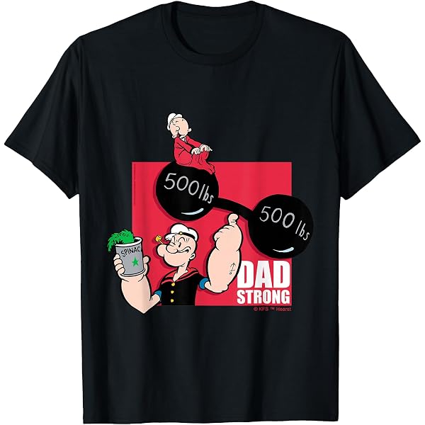 Amazon.com: Popeye One Happy Pappy for Dad T-Shirt : Clothing